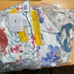 3 pair Burt’s Bees pajamas, size 6